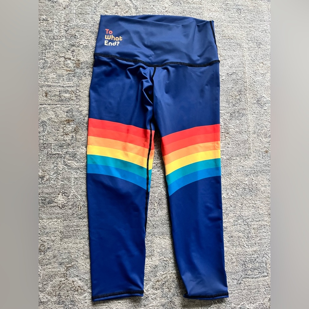 Busy Philipps Is Doing Her Best. To What End High Waist Crop Legging. NWOT.